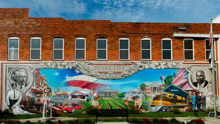 A mural located in Plant City, which is where Southern Heating and AC is based out of